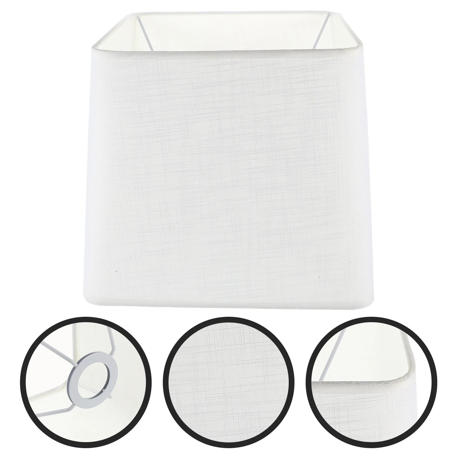 Sturdy Cloth Lampshade Wear-Resistant Simple Table Floor Wall Cover Household Hotel Decor Light Shade Solid Color Compact Square
Sturdy Cloth Lampshade Wear-Resistant Simple Table Floor Wall Cover Household Hotel Decor Light Shade Solid Color Compact Square