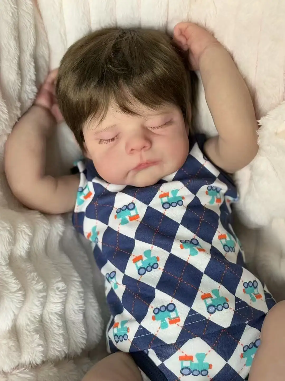 FBBD Индивидуальная ограниченная поставка 20 дюймов Reborn Baby Erica с укорененными волосами, уже готовая кукла с различным платьем
FBBD Индивидуальная ограниченная поставка 20 дюймов Reborn Baby Erica с укорененными волосами, уже готовая кукла с различным платьем