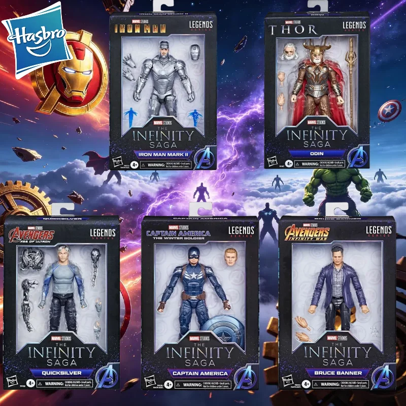 【IN STOCK】Hasbro Marvel Iron Man Mark II Bruce Banner War Machine Quicksilver Captain America Odin Action Figure Original Model
【IN STOCK】Hasbro Marvel Iron Man Mark II Bruce Banner War Machine Quicksilver Captain America Odin Action Figure Original Model