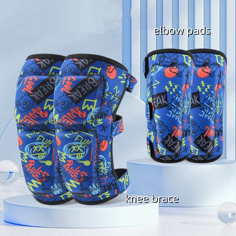 Kids Knee & Elbow Guard Set Protective Gear for Riding & Skating
Kids Knee & Elbow Guard Set Protective Gear for Riding & Skating