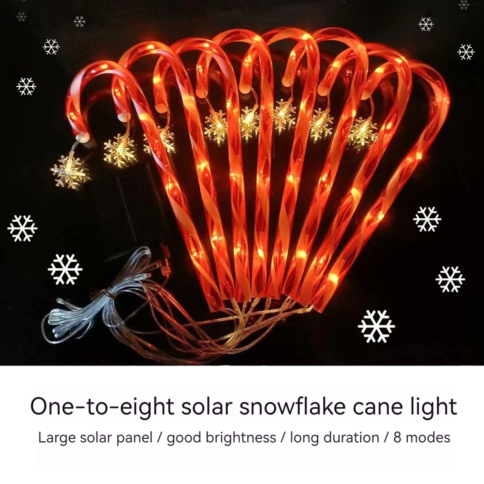 5PCS Solar Candy Cane Lights Outdoor Christmas Decorations Christmas Solar Powered Lights 8 Modes Christmas Candy Garden Lights
5PCS Solar Candy Cane Lights Outdoor Christmas Decorations Christmas Solar Powered Lights 8 Modes Christmas Candy Garden Lights