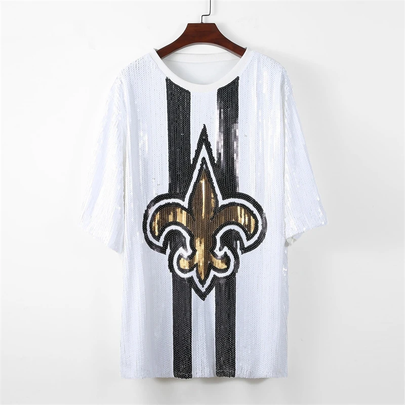 Autumn New Sequins Patchwork Geometry Streetwear Short Sleeve T-Shirt Summer Hip Hop Night Club High Quality Women's Tops
Autumn New Sequins Patchwork Geometry Streetwear Short Sleeve T-Shirt Summer Hip Hop Night Club High Quality Women's Tops