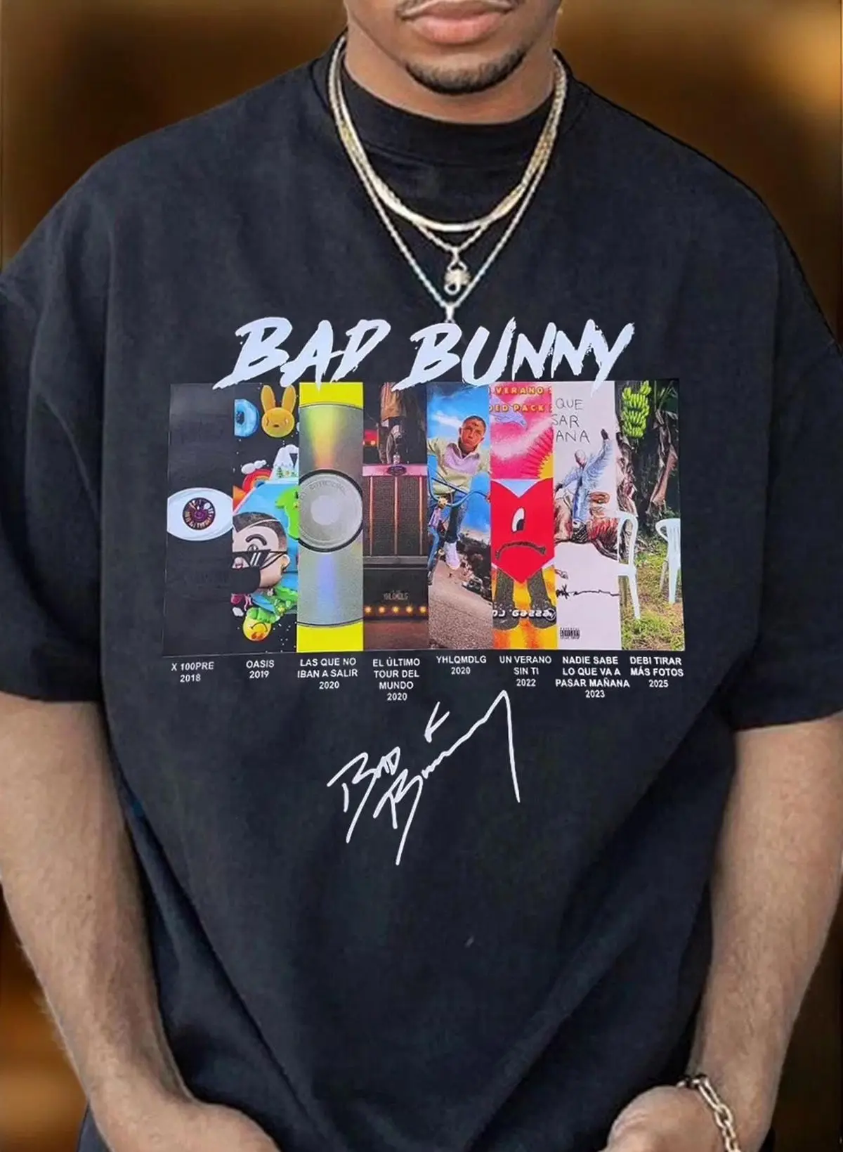 Футболка Bad Bunny, новинка лета 2026, хит продаж, мужская футболка из чистого хлопка, модная уличная одежда, футболка Y2K, мужская одежда
Футболка Bad Bunny, новинка лета 2026, хит продаж, мужская футболка из чистого хлопка, модная уличная одежда, футболка Y2K, мужская одежда