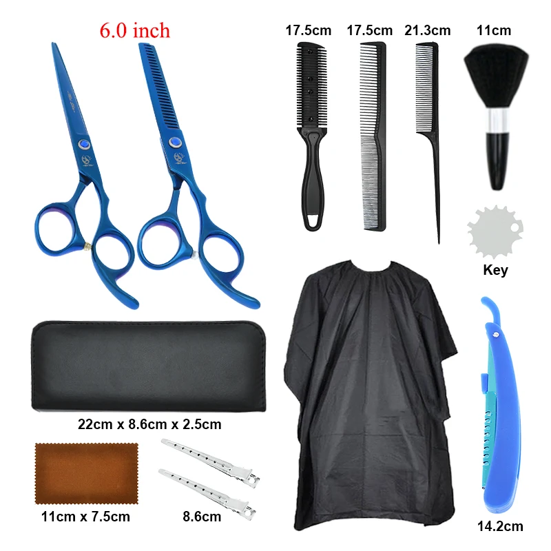 Hair Cutting Scissors Barber Styling Tool Apron Razor Comb Japan 440c Hairdressing Scissors Set Hair Salon Thinning Shear A0177A
Hair Cutting Scissors Barber Styling Tool Apron Razor Comb Japan 440c Hairdressing Scissors Set Hair Salon Thinning Shear A0177A