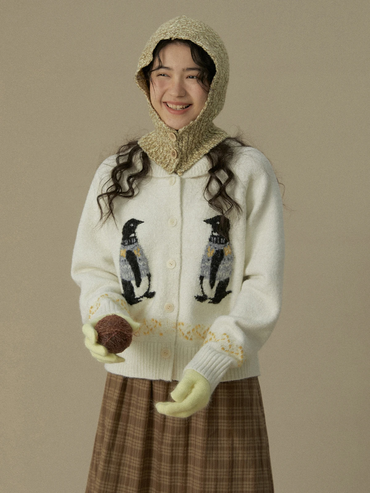 Cute Penguin Knitted Sweater Nordic Vintage Women's Fashion Loose Fit Long Sleeve Cardigan Polyester Nylon Wool Blend Autumn ...
Cute Penguin Knitted Sweater Nordic Vintage Women's Fashion Loose Fit Long Sleeve Cardigan Polyester Nylon Wool Blend Autumn ...