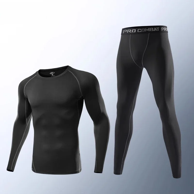 Quick-drying tights men's suit sports running winter basketball high bounce training fitness base
Quick-drying tights men's suit sports running winter basketball high bounce training fitness base