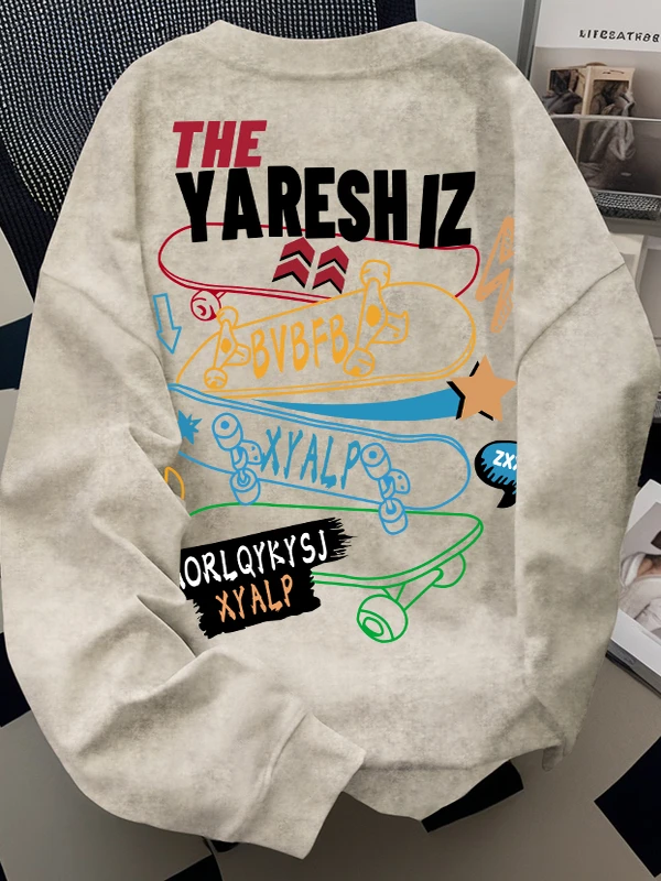 Loose ex round Ne Tie Dye Sweatirt Brand Outlet Heavyweight Faionable Autumn Winter Streetwear Crewne Pullover
Loose ex round Ne Tie Dye Sweatirt Brand Outlet Heavyweight Faionable Autumn Winter Streetwear Crewne Pullover