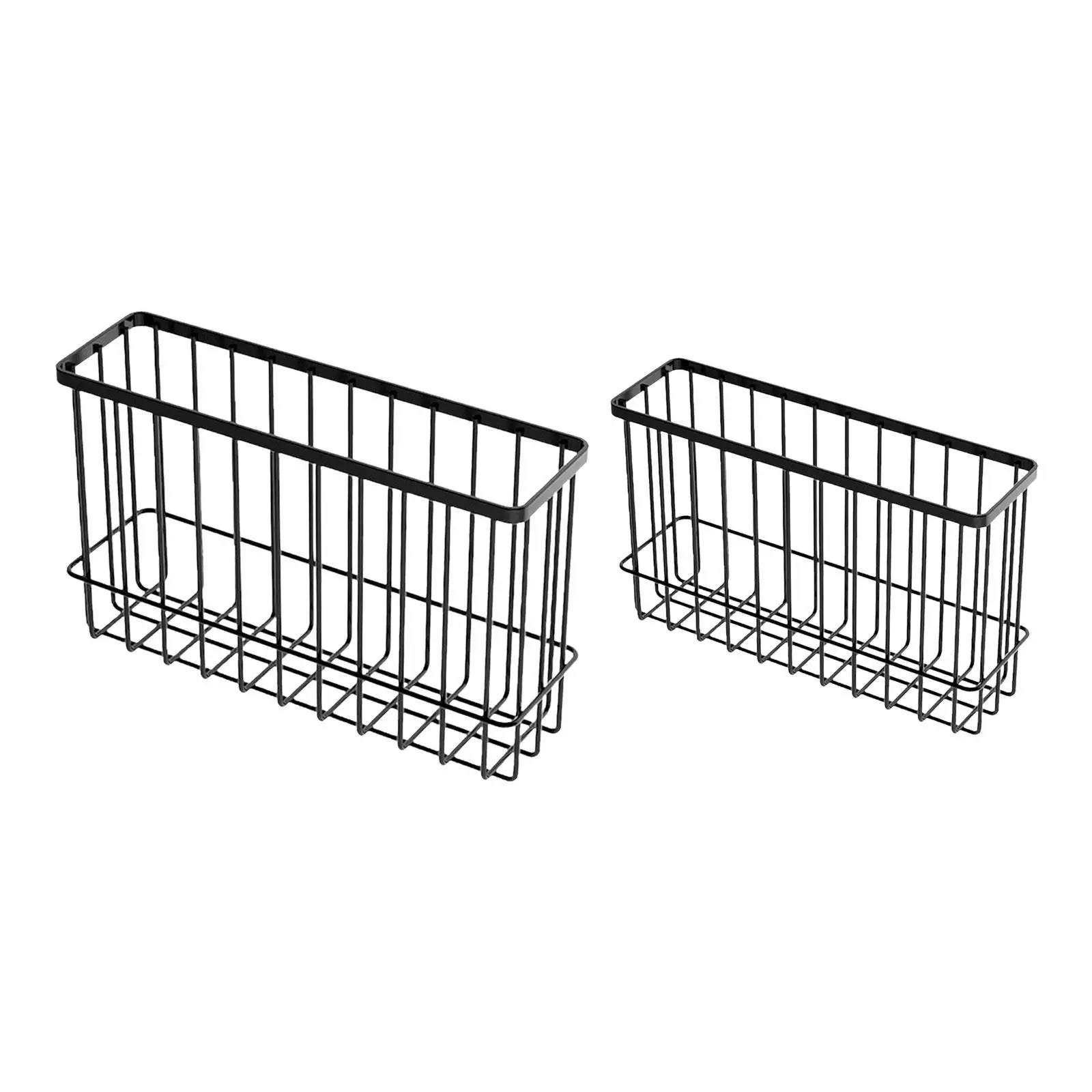 Iron Hanging Wire Basket, Wall Mounted Storage Box, Grid Basket Mesh Holder Book Shelf for Cling Film
Iron Hanging Wire Basket, Wall Mounted Storage Box, Grid Basket Mesh Holder Book Shelf for Cling Film