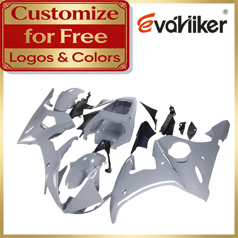 ABS Injection Fairing Body For Yamaha YZFR6 2003 2004 2005 gray YZF-R6 03 04 05 Motorcycle Molded Fairing Custom Colors Patterns
ABS Injection Fairing Body For Yamaha YZFR6 2003 2004 2005 gray YZF-R6 03 04 05 Motorcycle Molded Fairing Custom Colors Patterns