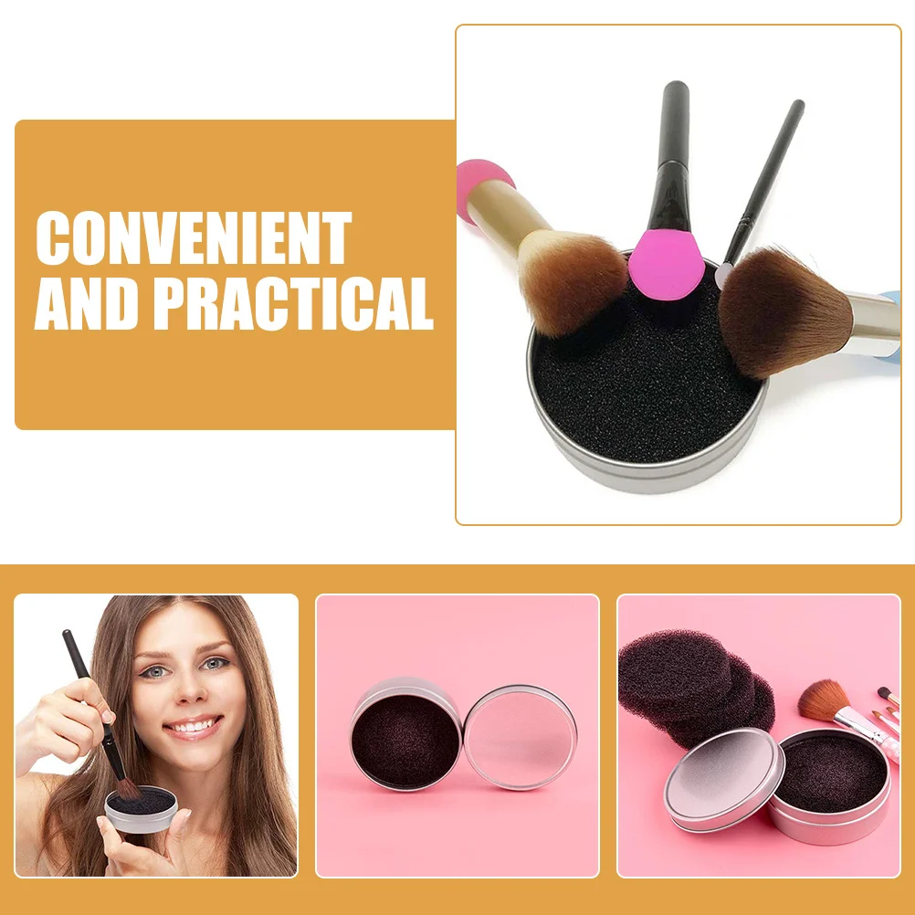 2pcs Makeup Brush Cleaning Box Set Iron Case With Sponge Pad For Makeup Brushes Cleaner Durable Tools Organizer Mat
2pcs Makeup Brush Cleaning Box Set Iron Case With Sponge Pad For Makeup Brushes Cleaner Durable Tools Organizer Mat
