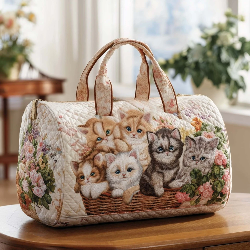Cute 3D Quilted Cat Tote Bag Halloween Pumpkin Fall Leaves Floral Print Unique Travel Handbag Gift for Cat Lovers Shoulder Purse
Cute 3D Quilted Cat Tote Bag Halloween Pumpkin Fall Leaves Floral Print Unique Travel Handbag Gift for Cat Lovers Shoulder Purse