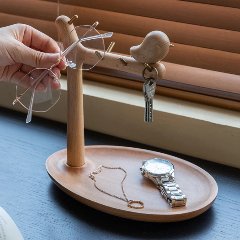Wood Entryway Key Tray Cute Bird-Shaped Display Piece Elegant Jewelry Organizer with Metal Hooks Entry Table Storage Stand
Wood Entryway Key Tray Cute Bird-Shaped Display Piece Elegant Jewelry Organizer with Metal Hooks Entry Table Storage Stand