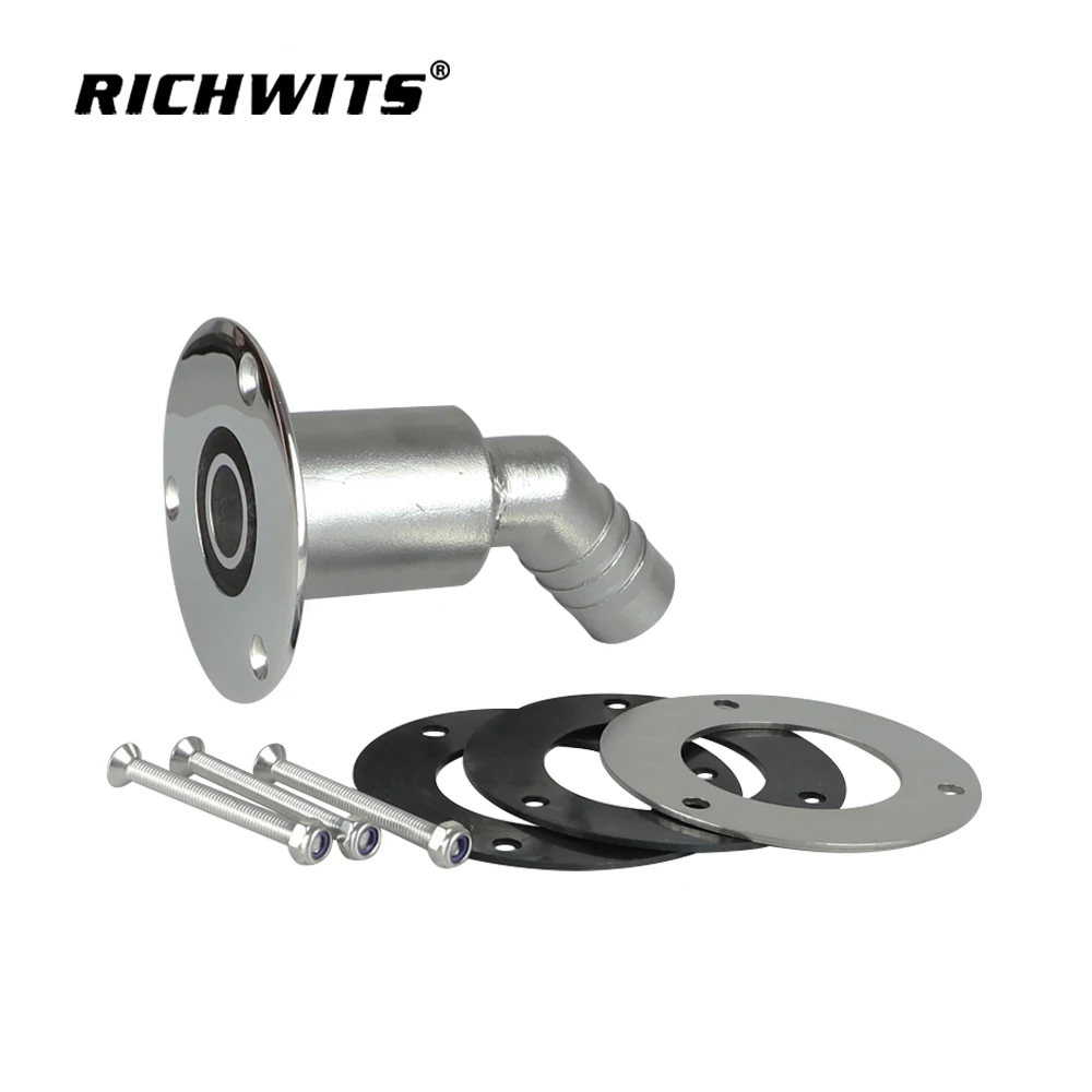 316 Stainless Steel Marine Heater Exhaust Vent Floor Hole Oil Heater Exhaust Port with Gasket
316 Stainless Steel Marine Heater Exhaust Vent Floor Hole Oil Heater Exhaust Port with Gasket