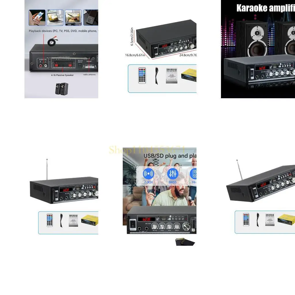 Best Seller Compactly Bluetooth-compatible Stereo Amplifier With Multiple Input Interfaces
Best Seller Compactly Bluetooth-compatible Stereo Amplifier With Multiple Input Interfaces