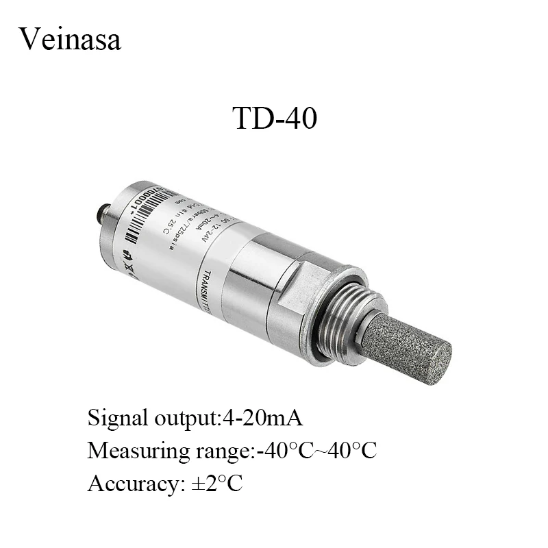 Промышленный преобразователь точки росы TD-40-4-20mA (2026 г.) с диапазоном -40~40°C, новая технология тонкопленочных полимерных датчиков для газов, энергетики, индивидуальная настройка
Промышленный преобразователь точки росы TD-40-4-20mA (2026 г.) с диапазоном -40~40°C, новая технология тонкопленочных полимерных датчиков для газов, энергетики, индивидуальная настройка