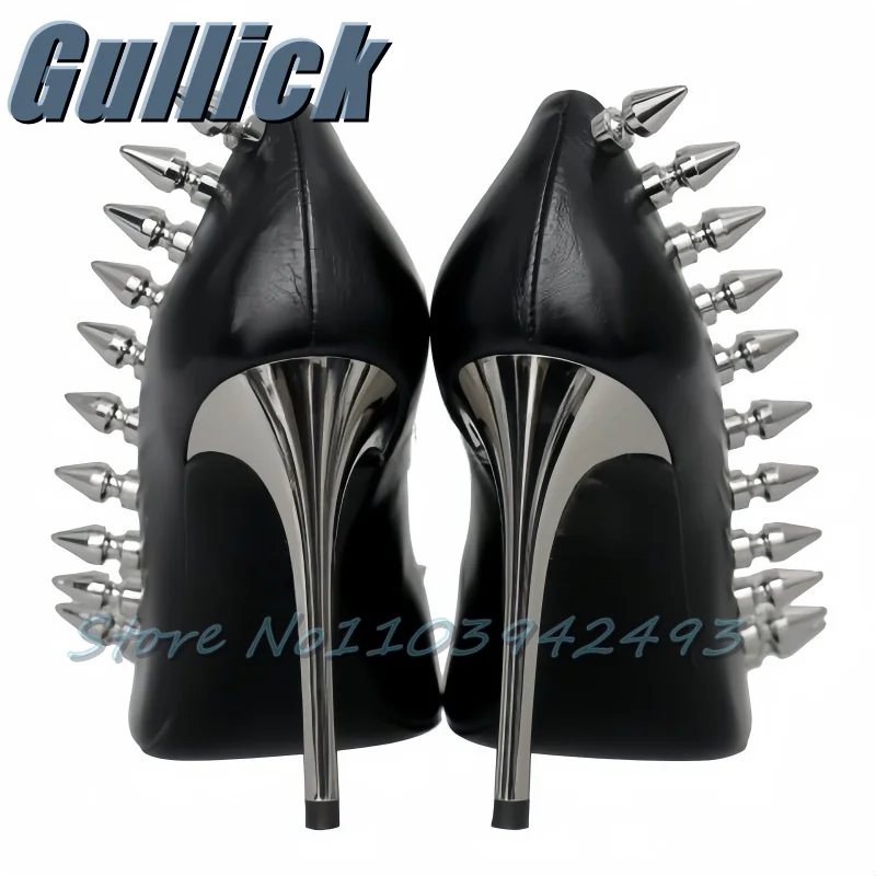 Black Bullet Rivets Heeled Sandals Pointed Toe Heels Summer Shallow Stiletto Shoes Women Designer Luxury Sandalias De Mujer New
Black Bullet Rivets Heeled Sandals Pointed Toe Heels Summer Shallow Stiletto Shoes Women Designer Luxury Sandalias De Mujer New