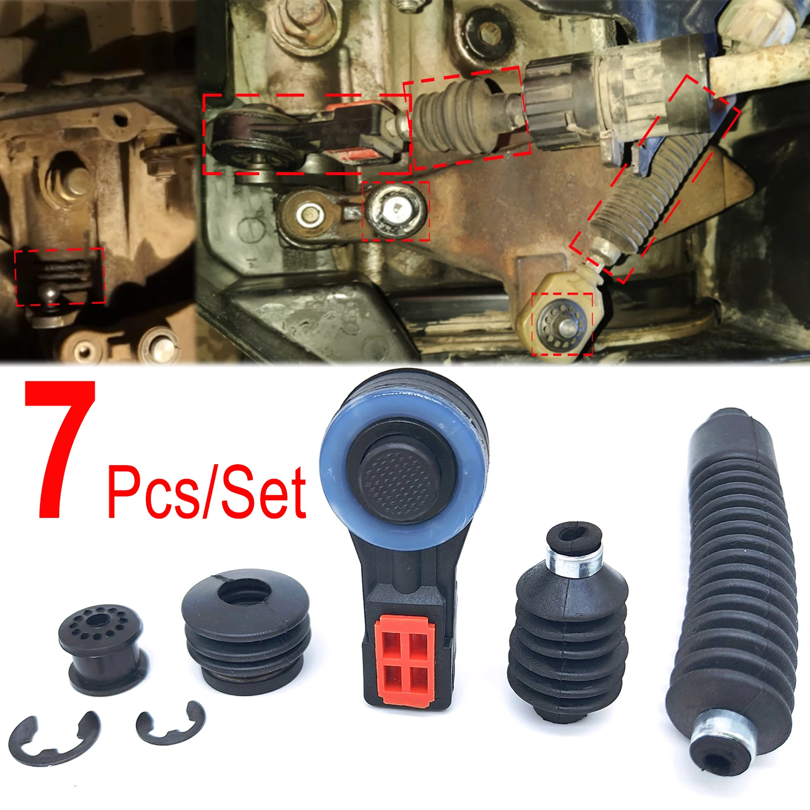 For Ford Focus MK2 Fiesta 2002 2004 08 Manual Gearbox Shift Cable Linkage Shifter Lever End Gaiter Rod Connect Oil Seal Bushing
For Ford Focus MK2 Fiesta 2002 2004 08 Manual Gearbox Shift Cable Linkage Shifter Lever End Gaiter Rod Connect Oil Seal Bushing