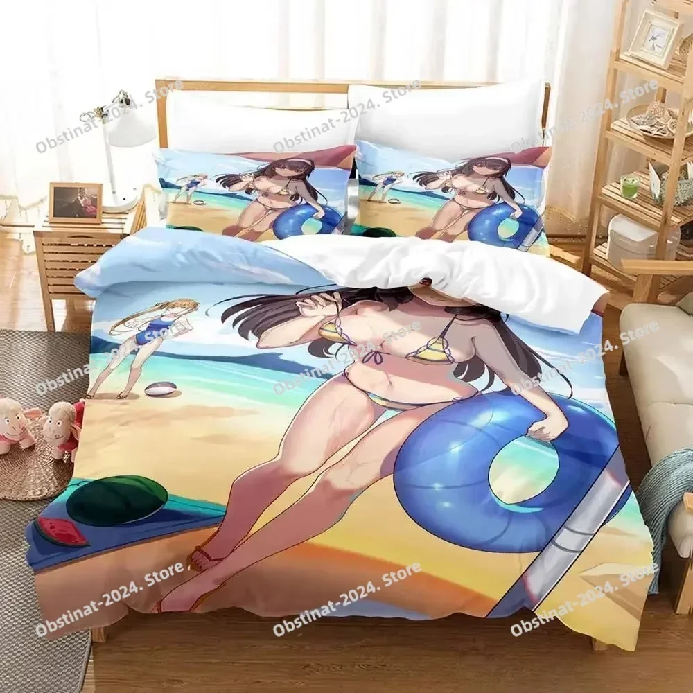 Utaha Kasumigaoka Bedding Set Print single Comforter Quilt Bed Cover Pillow Case 3 Pieces Sets Kids Adult Size Kawaii Girls Sexy
Utaha Kasumigaoka Bedding Set Print single Comforter Quilt Bed Cover Pillow Case 3 Pieces Sets Kids Adult Size Kawaii Girls Sexy