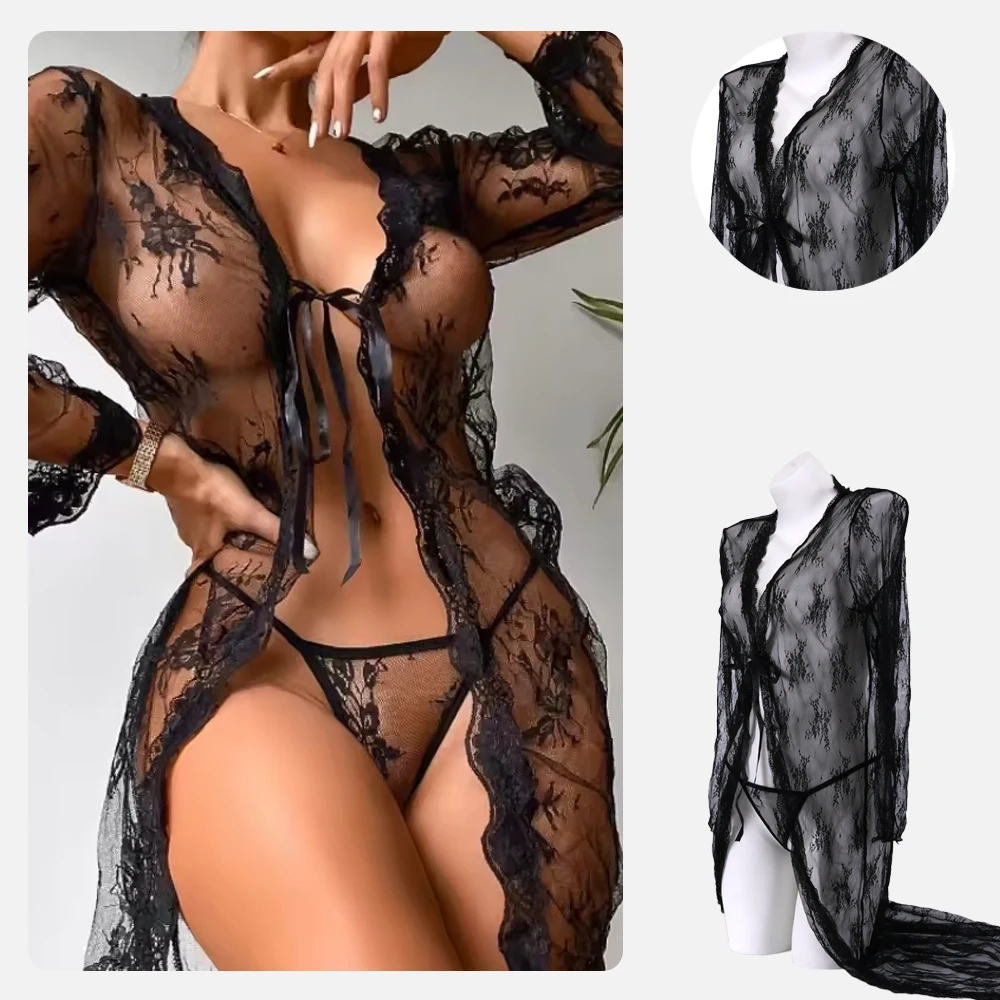 Hot Sexy Nightgown Women Secret Lingerie See Through Gowns Babydoll Evening Erotic Coats Temptation Long Underwear Nightdress
Hot Sexy Nightgown Women Secret Lingerie See Through Gowns Babydoll Evening Erotic Coats Temptation Long Underwear Nightdress