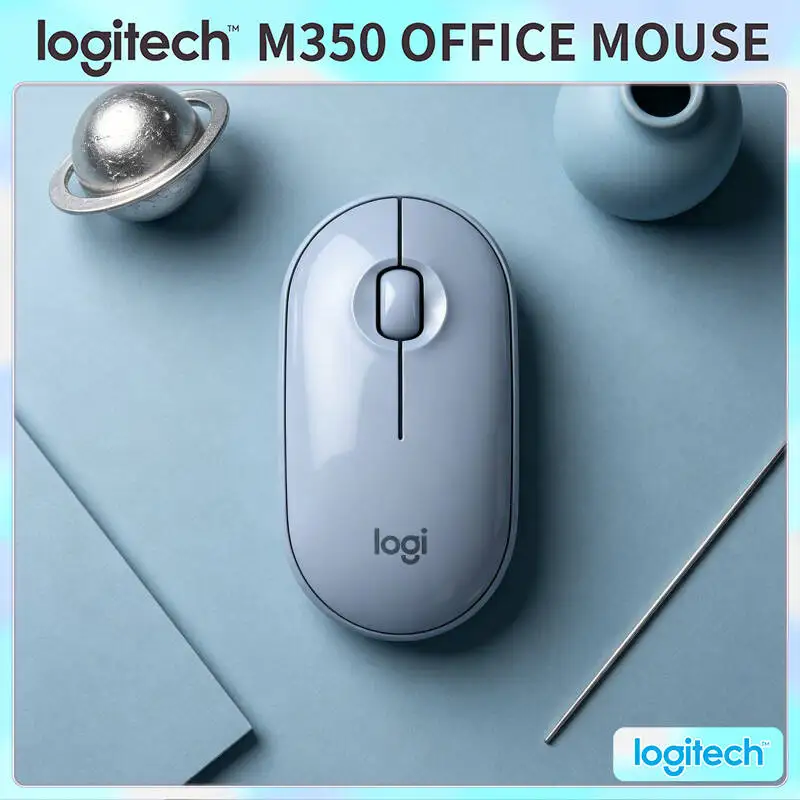 Logitech M350 Travel Quiet Mouse - Thin Build, Silent Operation, 10m Range, 1000 DPI, Business Trip On-the-Go Helper
Logitech M350 Travel Quiet Mouse - Thin Build, Silent Operation, 10m Range, 1000 DPI, Business Trip On-the-Go Helper