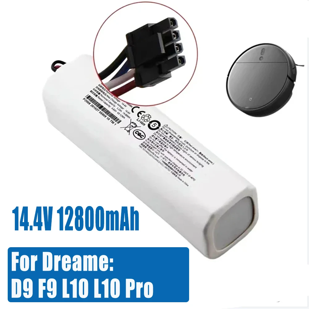 Original 14.4V Robotic Vacuum Cleaner Replacement Battery For Dreame F9 D9 L10 Pro Plus RLS3 RLS5 RLS5L RLS5D Accessories Parts
Original 14.4V Robotic Vacuum Cleaner Replacement Battery For Dreame F9 D9 L10 Pro Plus RLS3 RLS5 RLS5L RLS5D Accessories Parts