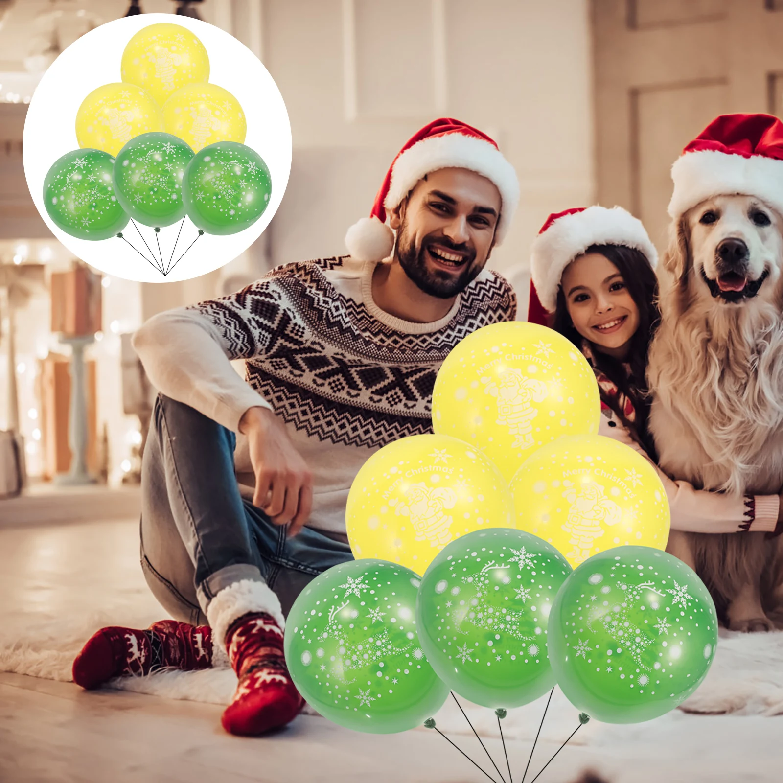 100pcs 12 Inch Christmas Latex Balloons Set Colorful Printed Party Supplies Decorations For Home Bar Club Reusable
100pcs 12 Inch Christmas Latex Balloons Set Colorful Printed Party Supplies Decorations For Home Bar Club Reusable