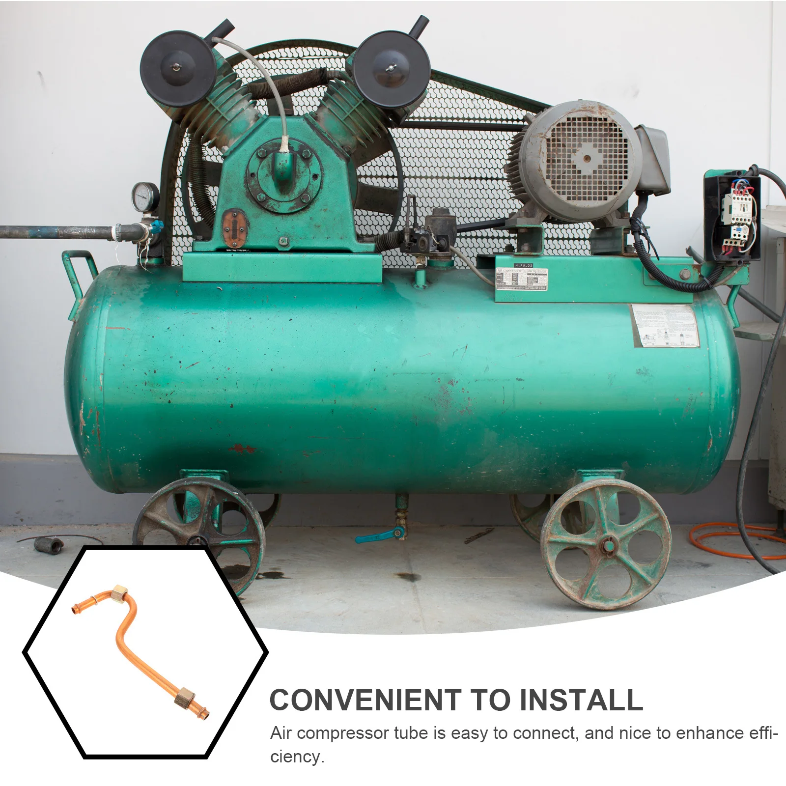 Aluminum Air Compressor Tube Replacement Heavy Duty Intake Exhaust Compatible with Various Compressors Quick Secure Installation
Aluminum Air Compressor Tube Replacement Heavy Duty Intake Exhaust Compatible with Various Compressors Quick Secure Installation