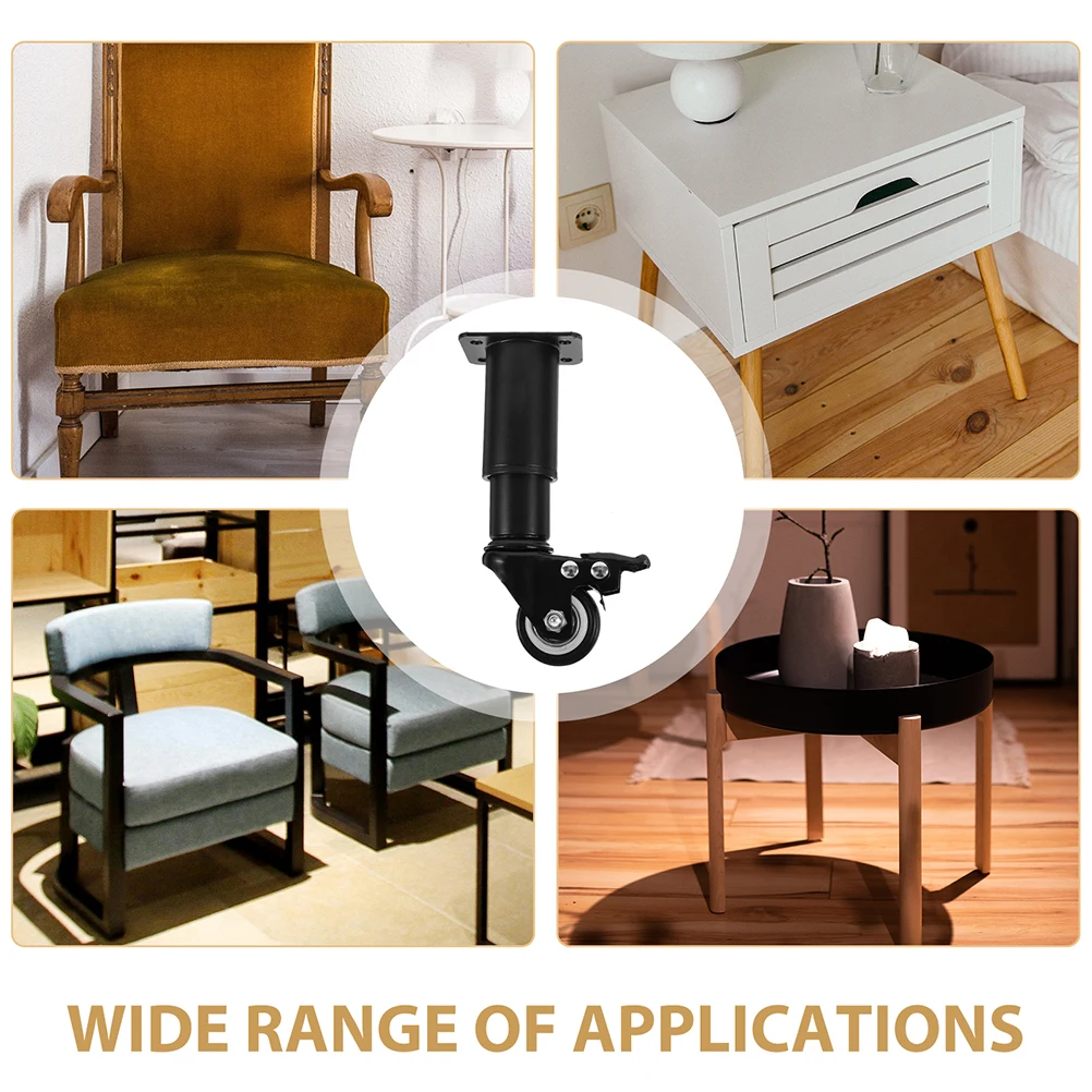 4pcs Adjustable Furniture Legs With Caster Wheels Metal Cabinet Sofa Bed Table Support Legs Durable Height Adjustable Feet For
4pcs Adjustable Furniture Legs With Caster Wheels Metal Cabinet Sofa Bed Table Support Legs Durable Height Adjustable Feet For