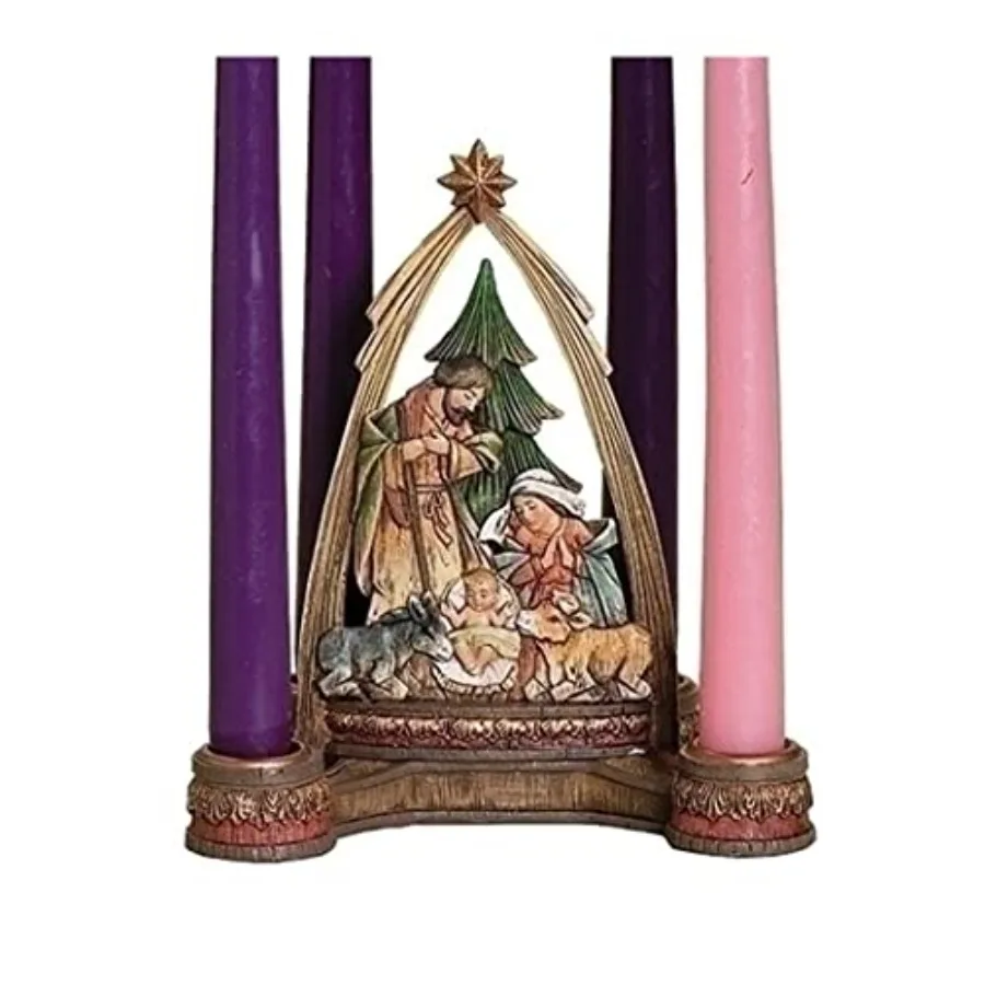 Подсвечник Josephs Studio для адвентных свечей, высотой 6-1/4 дюйма, свечи в комплект не входят.
Подсвечник Josephs Studio для адвентных свечей, высотой 6-1/4 дюйма, свечи в комплект не входят.