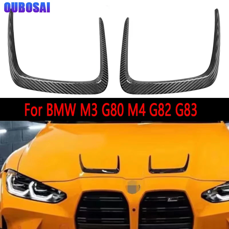 For BMW M3 G80 M4 G82 G83 Car Exterior Engine Outlet Bonnet Cover Decor Parts Dry Carbon Fiber Hood Vent Trims Body Kit
For BMW M3 G80 M4 G82 G83 Car Exterior Engine Outlet Bonnet Cover Decor Parts Dry Carbon Fiber Hood Vent Trims Body Kit