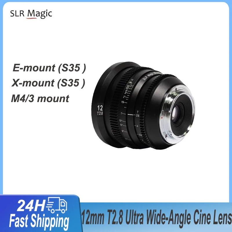 Slrmagic 12 мм T2.8 APS-C с ручной фокусировкой, сверхширокоугольный Cine-объектив с нулевым искажением Super 35 для камеры Sony E Fujifilm XF M43
Slrmagic 12 мм T2.8 APS-C с ручной фокусировкой, сверхширокоугольный Cine-объектив с нулевым искажением Super 35 для камеры Sony E Fujifilm XF M43