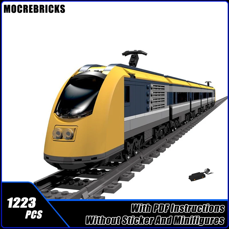 MOC City Railway Traffic Long Passenger Train Building Block Assembly Model Sets Originality Bricks Boy Toys Xmas Gifts
MOC City Railway Traffic Long Passenger Train Building Block Assembly Model Sets Originality Bricks Boy Toys Xmas Gifts