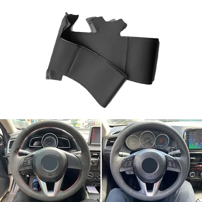 Новинка для Mazda 3 CX-3 CX3 CX-5 CX5 6 Atenza Scion iA 2016 ручная работа Автомобильный руль черный кожаный чехол отделка Аксессуары
Новинка для Mazda 3 CX-3 CX3 CX-5 CX5 6 Atenza Scion iA 2016 ручная работа Автомобильный руль черный кожаный чехол отделка Аксессуары