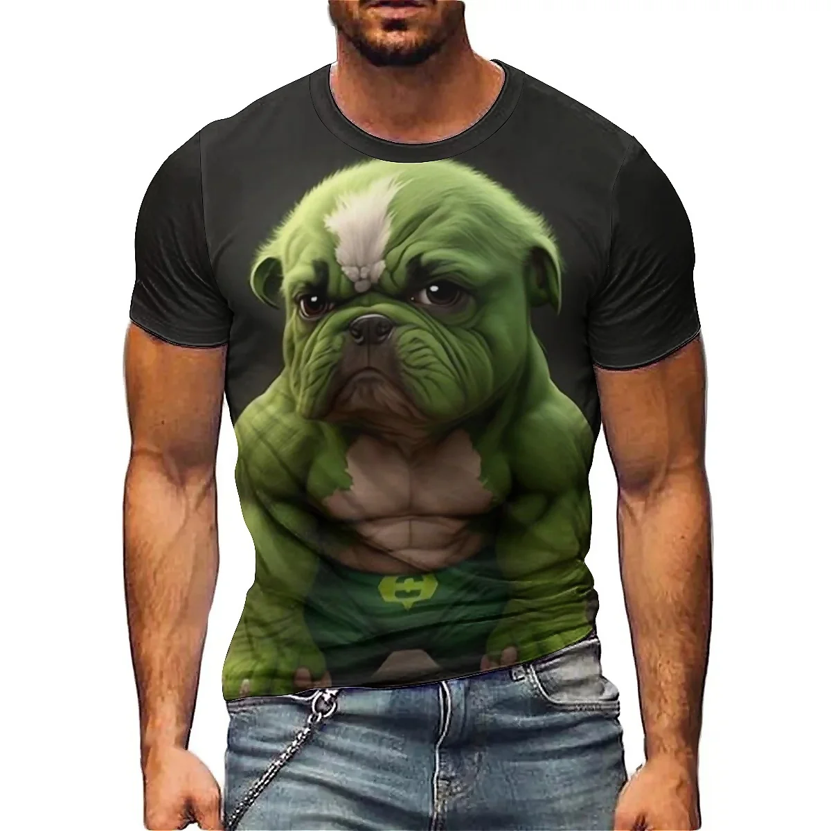 Winter Loungewear Colorful Pattern Men's 3D Printed Short-Sleeve T-Shirt - Basic Casual Top
Winter Loungewear Colorful Pattern Men's 3D Printed Short-Sleeve T-Shirt - Basic Casual Top