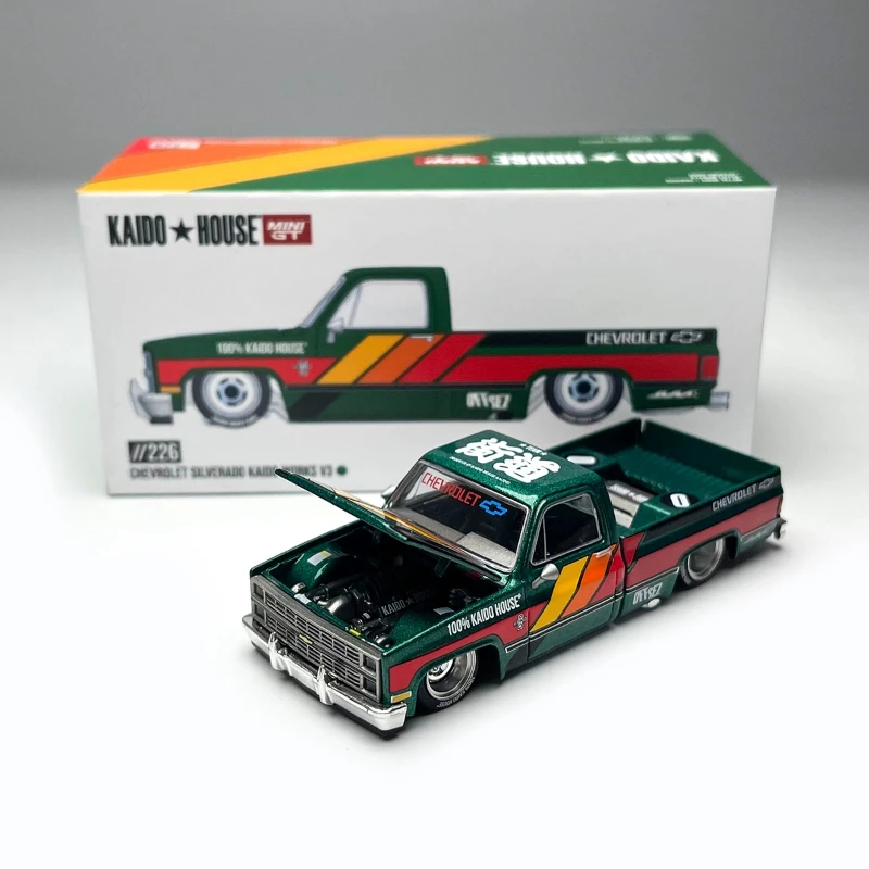 In stock 1: 64 new product KAIDO HOUSE #226 Silverado Alloy static car model, limited edition, gift, collectible piece
In stock 1: 64 new product KAIDO HOUSE #226 Silverado Alloy static car model, limited edition, gift, collectible piece
