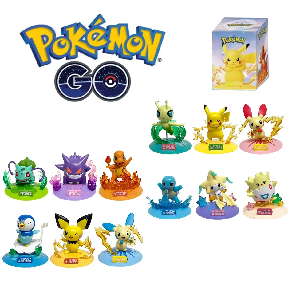 6/12 шт. Pokémon слепая коробка 12 см Q версия Пикачу фигурка Генгар фигурка Коллекция Модель игрушки Хэллоуин Рождественские подарки 
6/12 шт. Pokémon слепая коробка 12 см Q версия Пикачу фигурка Генгар фигурка Коллекция Модель игрушки Хэллоуин Рождественские подарки