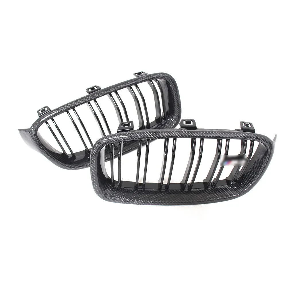 Carbon Front Front Bumper Trim Dual-Slat Front Kidney Grille With Logo Mark for BMW 3 Series F30 F31 F35 Sedan 2012-2018
Carbon Front Front Bumper Trim Dual-Slat Front Kidney Grille With Logo Mark for BMW 3 Series F30 F31 F35 Sedan 2012-2018