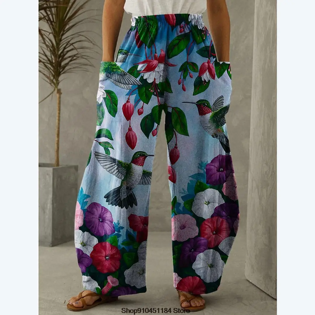 Men's Pocket Design Pants Loose Trouser Pretty Men Fashion Birds Print Wide Leg Pants Vintage Elastic Waist Wide Leg Trousers
Men's Pocket Design Pants Loose Trouser Pretty Men Fashion Birds Print Wide Leg Pants Vintage Elastic Waist Wide Leg Trousers