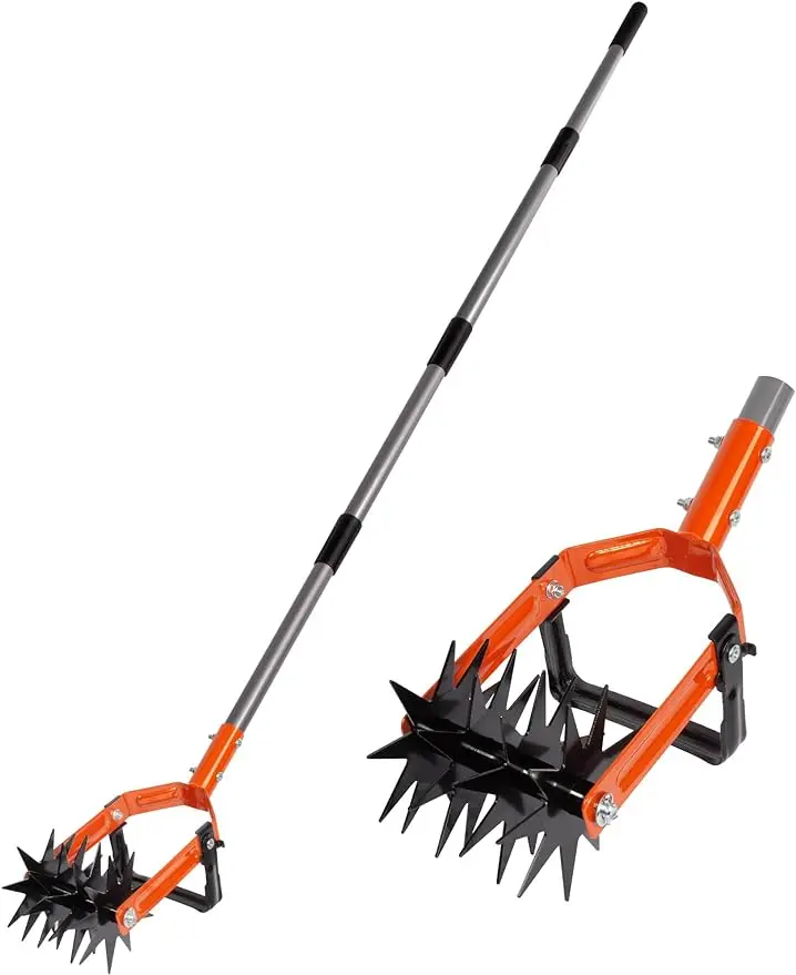 Walensee Rotary Cultivator Tool Adjustable Garden Hand Tiller with Stainless Steel Pole 2-in-1 Garden Weeder and Crumbler Soil
Walensee Rotary Cultivator Tool Adjustable Garden Hand Tiller with Stainless Steel Pole 2-in-1 Garden Weeder and Crumbler Soil