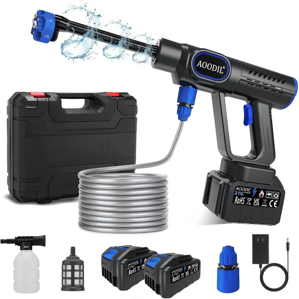 Portable Handheld Washer with 6-in-1 Nozzle, 5m Hose, Ideal for Car, Garden, and Home Cleaning
Portable Handheld Washer with 6-in-1 Nozzle, 5m Hose, Ideal for Car, Garden, and Home Cleaning