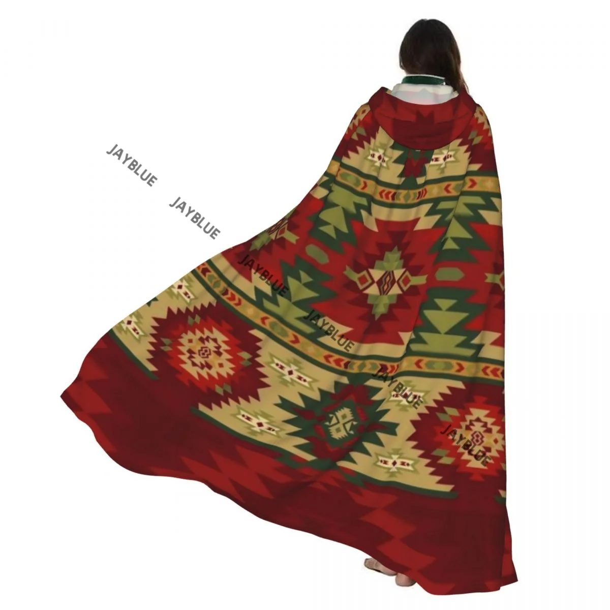 Hooded Cloak Unisex Cloak with Hood Native Southwestern Tribal Pattern Cloak Vampire Witch Cape Cosplay Costume
Hooded Cloak Unisex Cloak with Hood Native Southwestern Tribal Pattern Cloak Vampire Witch Cape Cosplay Costume