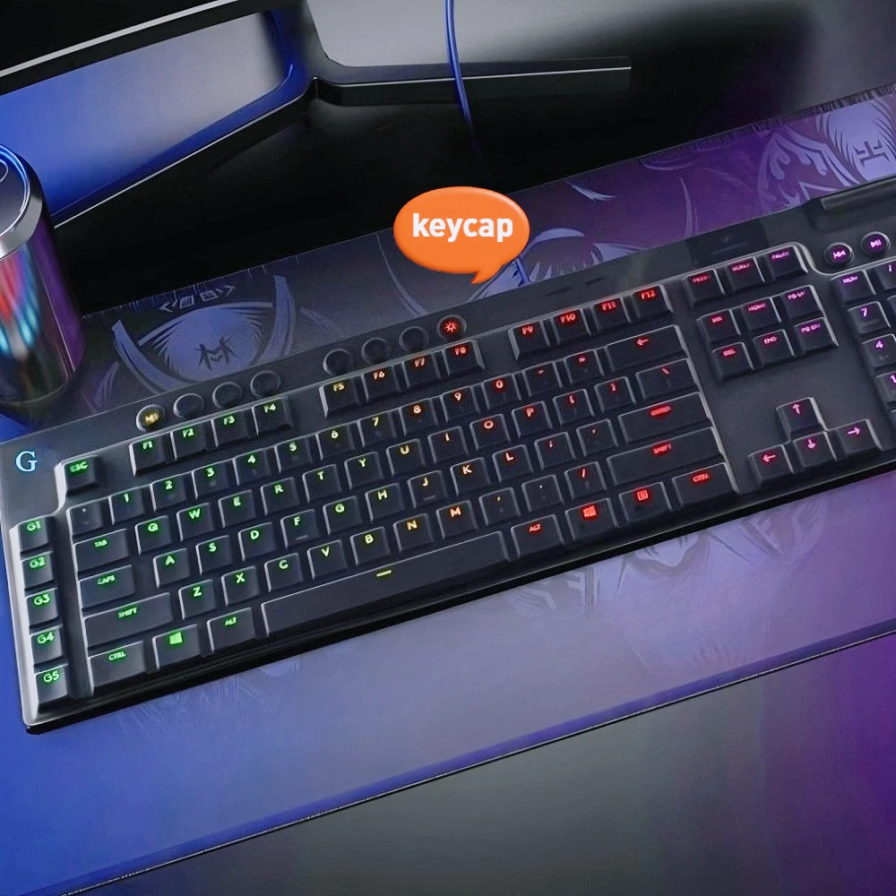 G915 913 TKL G815 G813 Textured Anti Slip Transparent Backlit Keycap, Suitable for Logitech Mechanical Keyboard
G915 913 TKL G815 G813 Textured Anti Slip Transparent Backlit Keycap, Suitable for Logitech Mechanical Keyboard
