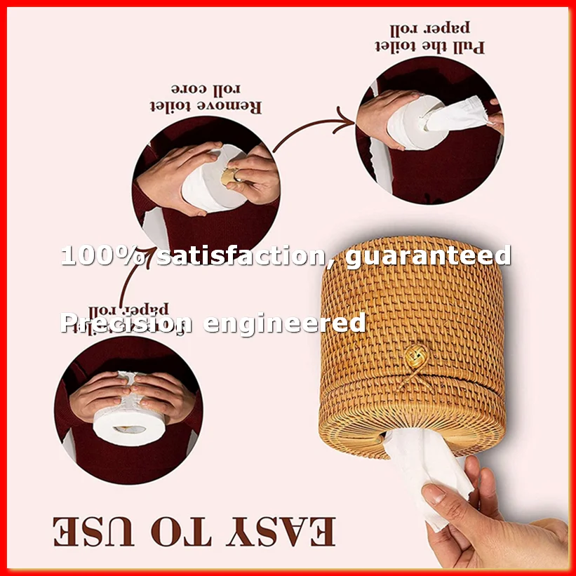 2Pcs Rattan Tissue Box Toilet Paper Cover Wicker Decorative Holders with Lid for Storage Single Roll and Tissues-A79M
2Pcs Rattan Tissue Box Toilet Paper Cover Wicker Decorative Holders with Lid for Storage Single Roll and Tissues-A79M