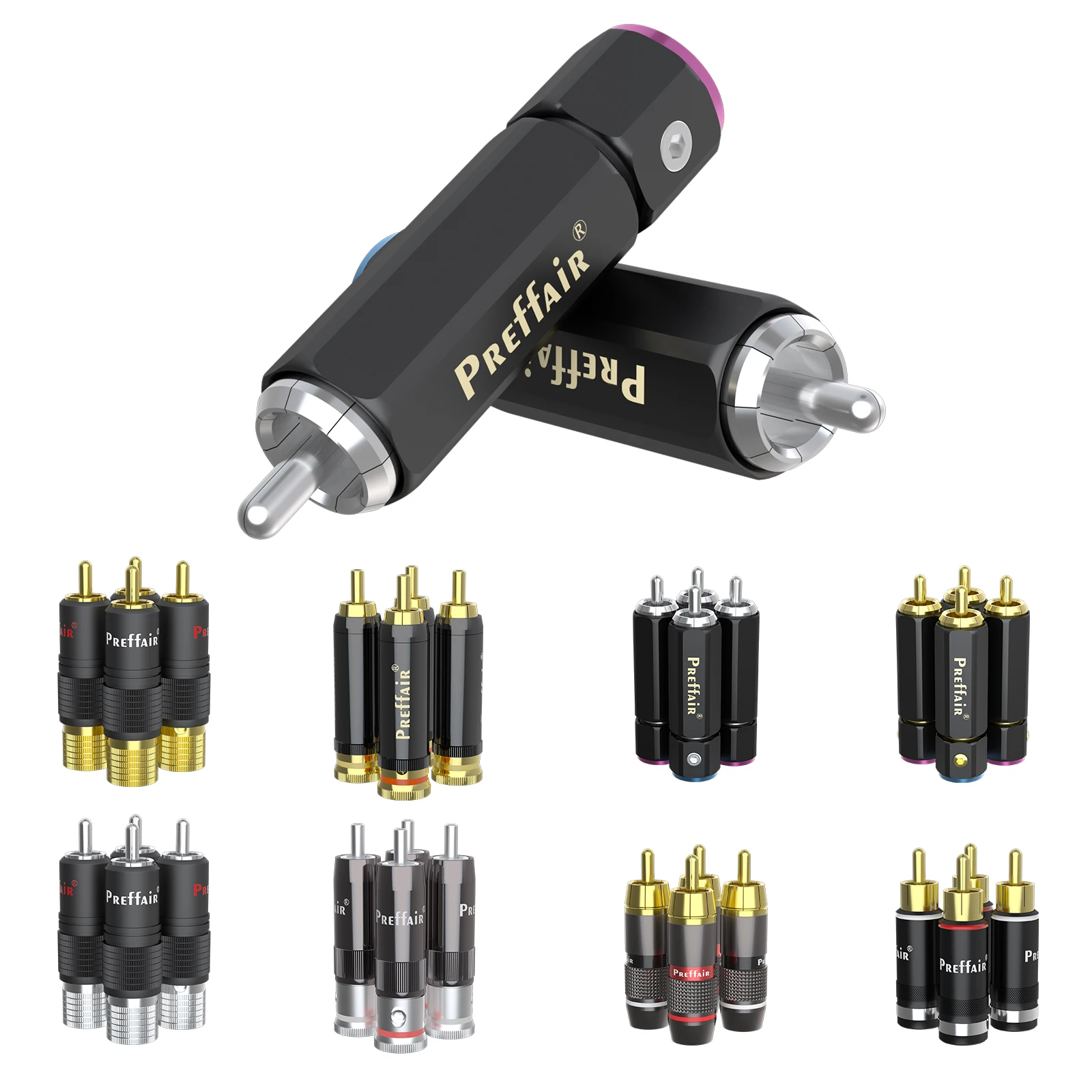 Preffair high quality rca connector plug audio wire adapter soldering or screw locking amplifier audiophile connections
Preffair high quality rca connector plug audio wire adapter soldering or screw locking amplifier audiophile connections