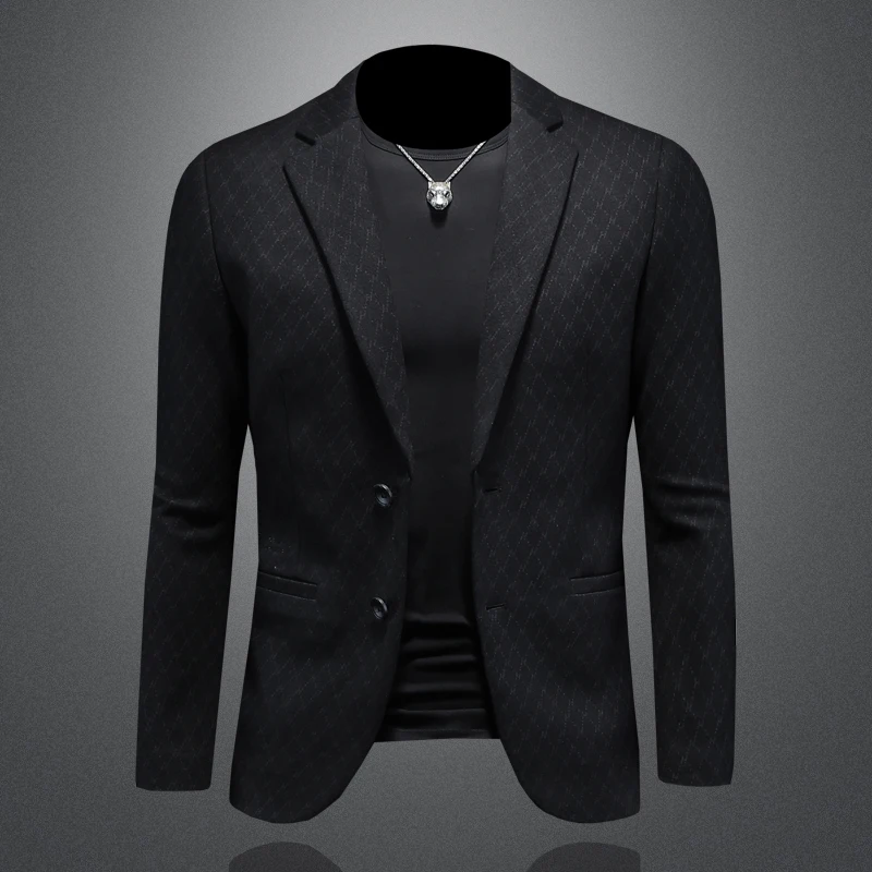 Мужской модный пиджак Slim Fit без глажки, весенний, новый, в корейском стиле, повседневный, с длинным рукавом
Мужской модный пиджак Slim Fit без глажки, весенний, новый, в корейском стиле, повседневный, с длинным рукавом