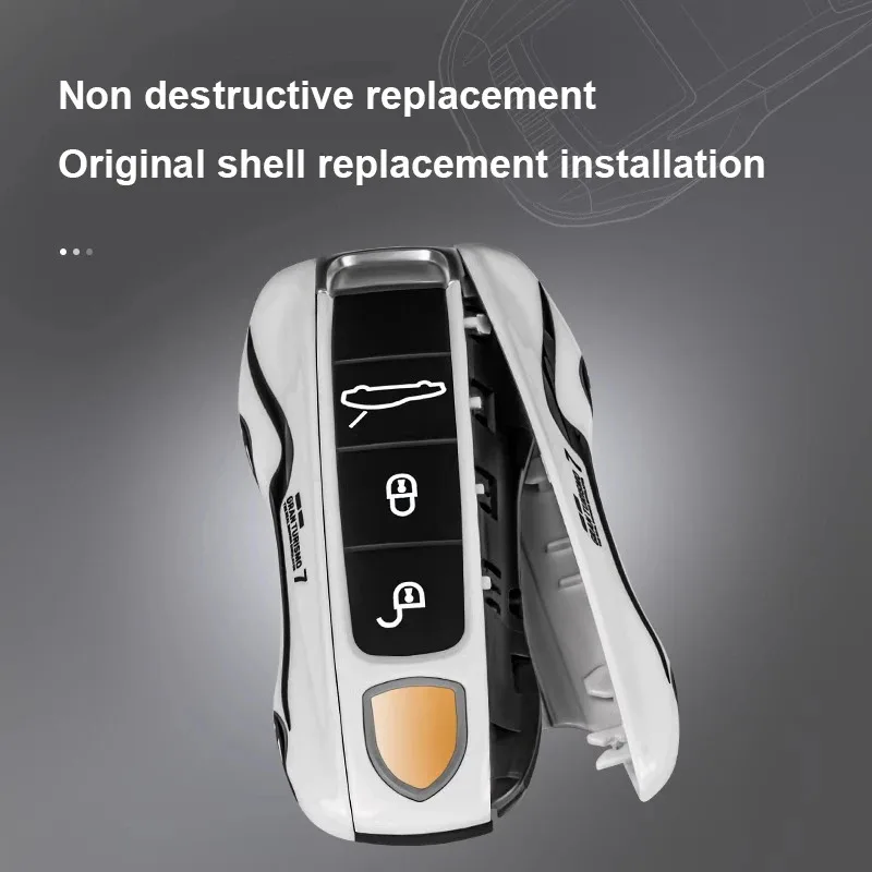 Чехол для ключей автомобиля, защитный чехол для безключевого доступа, чехол для ключей для Porsche Boxster Cayman Panamera Cayenne Macan 718/911, аксессуары Taycan
Чехол для ключей автомобиля, защитный чехол для безключевого доступа, чехол для ключей для Porsche Boxster Cayman Panamera Cayenne Macan 718/911, аксессуары Taycan