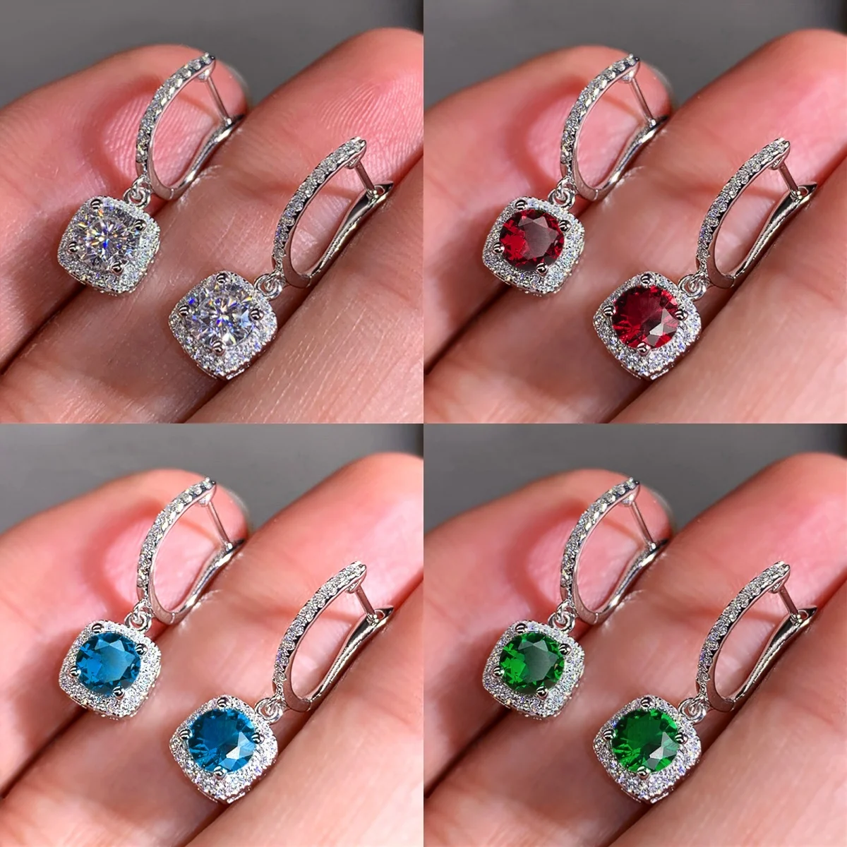 2025 New Trendy Square Shape Drop Earrings for Women Elegant Bridal Engagement Wedding Jewelry Dangle Earrings Female Gift
2025 New Trendy Square Shape Drop Earrings for Women Elegant Bridal Engagement Wedding Jewelry Dangle Earrings Female Gift