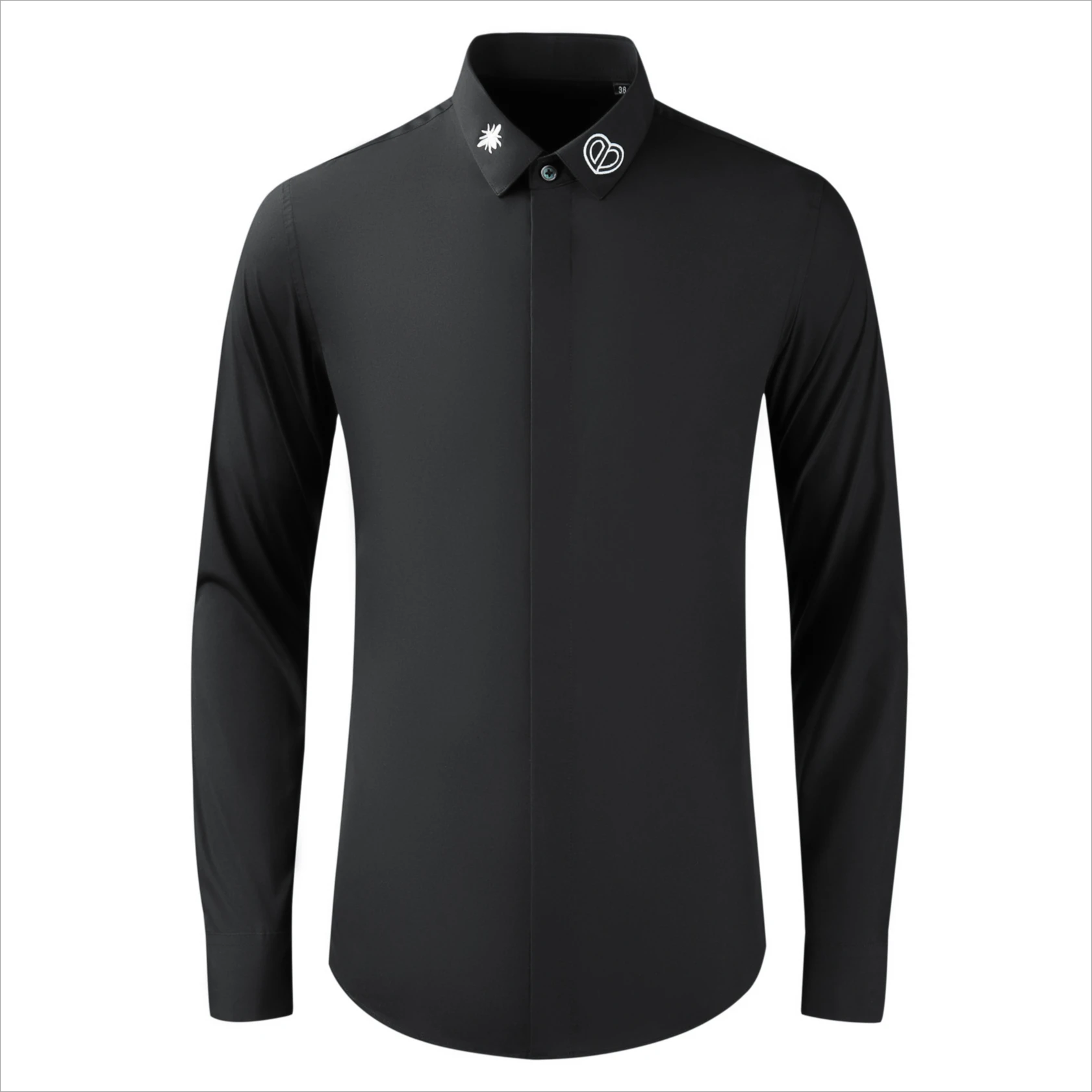 Brand Bee Embroidered Shirt for Men Slim Fit Long Sleeve Daily Casual Business Shirt Cotton Banquet Party Social Blouse 2025
Brand Bee Embroidered Shirt for Men Slim Fit Long Sleeve Daily Casual Business Shirt Cotton Banquet Party Social Blouse 2025