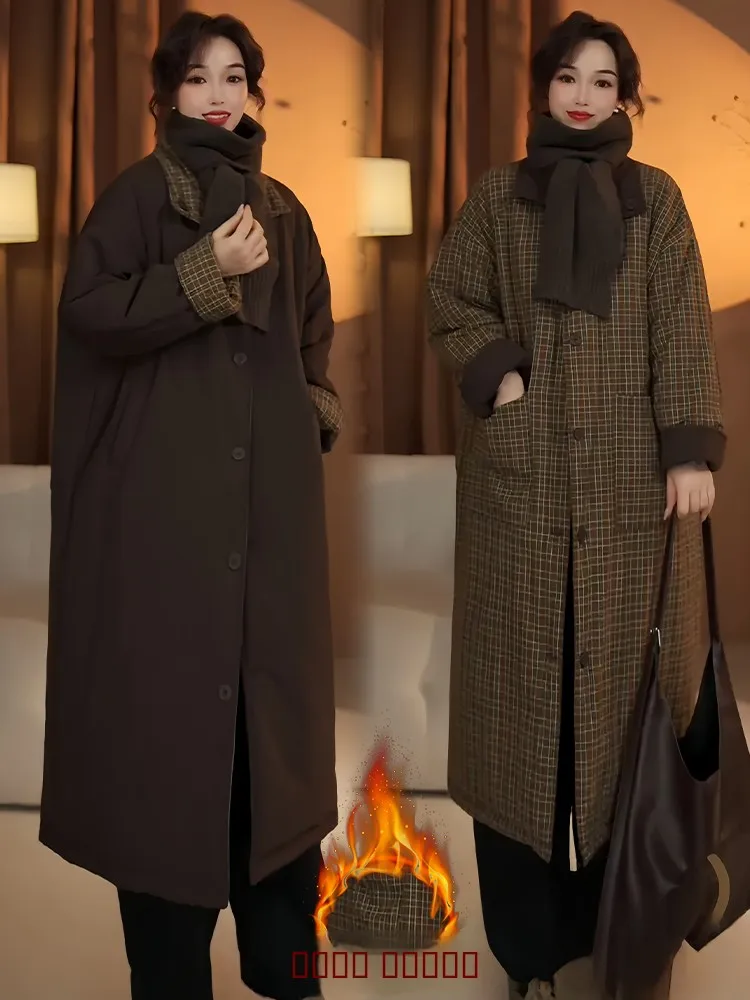 Женская утепленная хлопковая куртка на флисовой подкладке, простой стиль, зимняя новинка, уникальная красивая верхняя одежда для повседневной носки, корейский стиль
Женская утепленная хлопковая куртка на флисовой подкладке, простой стиль, зимняя новинка, уникальная красивая верхняя одежда для повседневной носки, корейский стиль