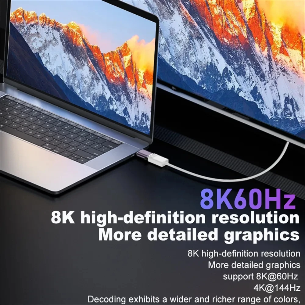 8K Mini DP Displayport 1.4 Adapter Converter 8K@60Hz 4K@144Hz DP to Mini DP Male to female Connector Extender for PC Laptop TV
8K Mini DP Displayport 1.4 Adapter Converter 8K@60Hz 4K@144Hz DP to Mini DP Male to female Connector Extender for PC Laptop TV